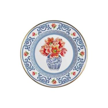 Imagem de Prato Sobremesa Cerâmica Branca 21cm - Alleanza - Alleanza Cerâmica