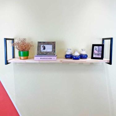 Imagem de Prateleira de Ferro e Madeira Industrial de Parede Style 1 Prateleira 