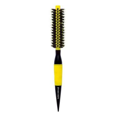 Imagem de Escova Cabelo Thermal Ceramic 36mm Corpo Alumínio Marco Boni, Amarelo
