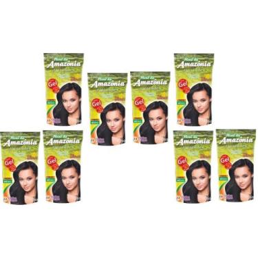 Imagem de Hene em gel amazonia 180gr pouch preto medido (preto natural) - DIVINA