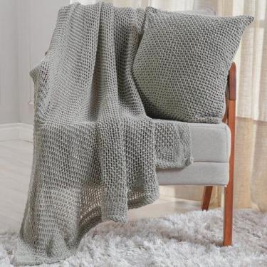 Imagem de Manta Decorativa Atacama Rustic Style 160x220 - Tessi, Olive