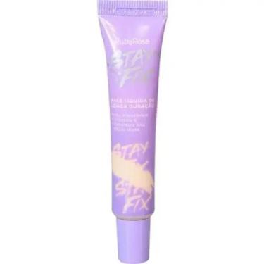 Imagem de Base Líquida Ruby Rose Stay Fix - C00 - Matte - Mais vendida