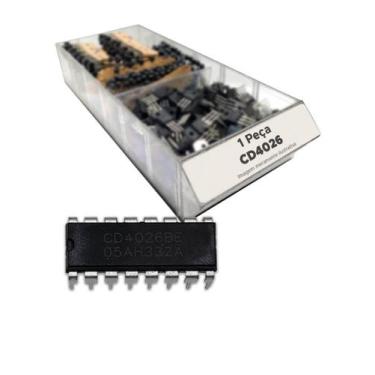 Imagem de Circuito Integrado Cd4026 = Cd 4026 - Dip16 - CHIPSCE, CD4026