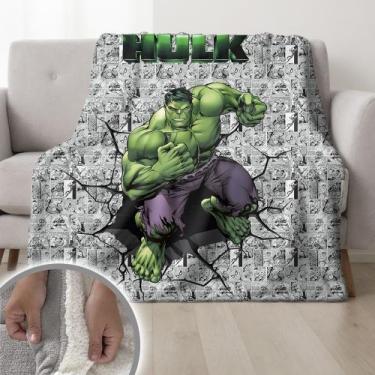 Imagem de Cobertor Hulk De Pele De Carneiro 155x240cm Duplo - ESPAÇO CASA CENÁRI