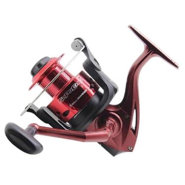 Imagem de Molinete Supreme 4000 3 Rolamento Dianteira Vermelho Dir/Esq