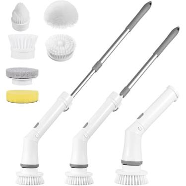 Imagem de Mop Escova Elétrica Portátil Giratória 360o 8 Em 1 Limpeza