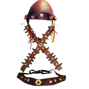 Imagem de Kit Lampião Maria Bonita Eva Infantil 7 até 15 anos São João Festa Jun