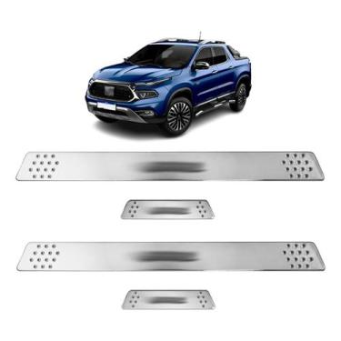 Imagem de Soleira para Porta Lateral Tuning Esportiva para carros 4 Portas (ABS)