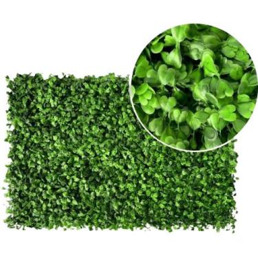 Imagem de 04 Placas Buchinho Artificial Painel Verde 60x40 Muro Inglês - Melhore