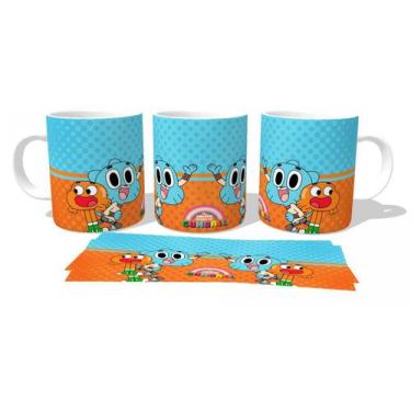 Imagem de Caneca Cerâmica copo  O incrível mundo de Gumball - Empório Dutra