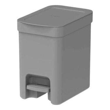 Imagem de Lixeira Cesto Para Lixo Com Pedal 6L Minimalista OU Trium C/ Suporte I