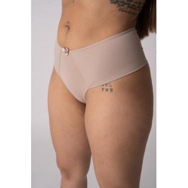 Imagem de Calcinha Conforto Chocolate Fio Duplo Deluxe Lingerie, GG