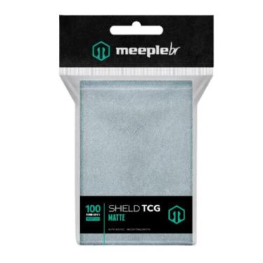 Imagem de Sleeve Shield Tcg Matte: Prata - Meeple Br