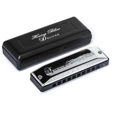 Imagem de Gaita de Boca Hering Blues Deluxe 20 Vozes C Dó SHG Hering 2220