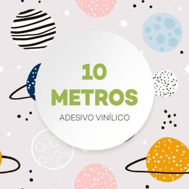 Imagem de Papel De Parede Adesivo Universo Galáxia Planeta - Criptonita, 10M