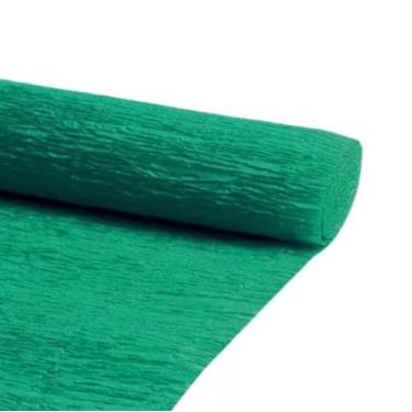 Imagem de 3 Rolinhos Papel Crepom Comum 48x200cm Papel Escolar Artesanato Decora