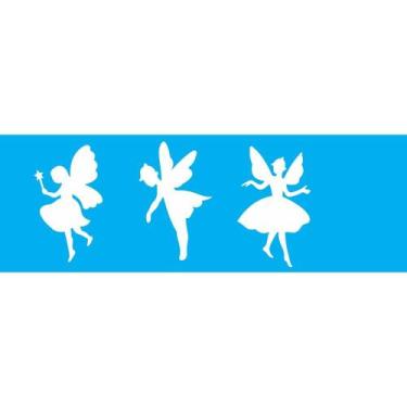 Imagem de Stencil Opa 10 x 30 cm - Fadas - 698 - Opa Criando Arte
