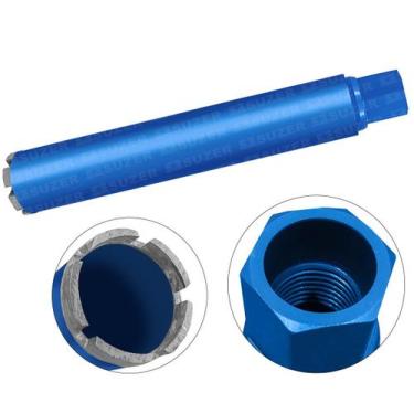 Imagem de Broca Para Perfuratriz Azul Serra Copo Coroa Diamantada 56mm X 450mm R