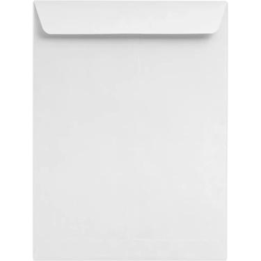 Imagem de 9 x 12 envelopes de extremidade aberta – 6 kg. Branco brilhante (500 unidades) | Perfeito para a temporada de impostos, para enviar catálogos, folhetos e muito mais! | Papel de 4,5 kg | 8193-500