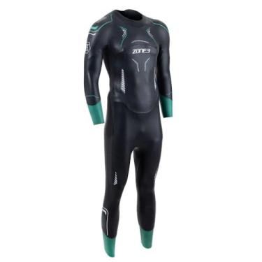 Imagem de ZONE3 Roupa de mergulho masculina Terraprene Vision feita de borracha biodegradável, terno de triatlo sustentável para natação, mergulho, mergulho com snorkel
