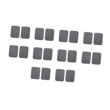 Imagem de Fancyes 10x Tiras de Gancho e Laço com Fita Dupla Face Adesiva para Tapetes Sofá Carpete Sala de Estar Interior Exterior, Cinza