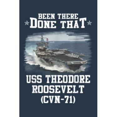 Imagem de USS Theodore Roosevelt CVN-71 Veterans Day Father Day: Study Notebook, 6 x 9 inches, 120 pages