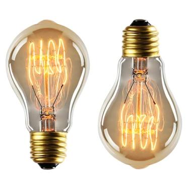 Imagem de Kit 2 Lâmpadas Filamento De Carbono 4w Vintage A19 E27 110V