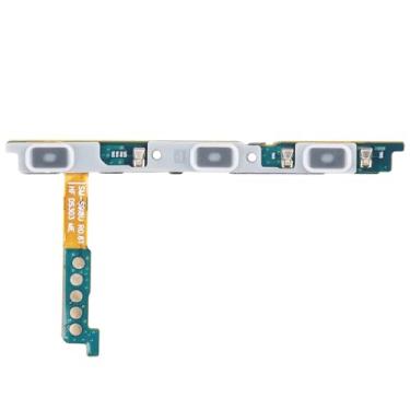 Imagem de BESJMYT Para Samsung Galaxy S23 Ultra Power Button e Volume Button Flex Cable Substituição Flexível Cabo Lateral Liga/Desliga Botão de Controle Conector Peças de Reparo para SM-S918U SM-S918U1