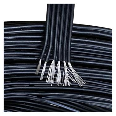 Imagem de Equipamentos de comunicação 24AWG 6P High Temperature Flat Silicone Cable Parallel Wire Diy Heating Clothes Line Water Meter Connect Electric Line Fios e cabos(10m)