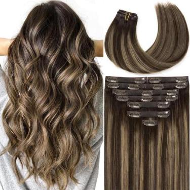 Imagem de Extensões de Cabelo Humano Lacer - 55cm, 150g - Com Clips
