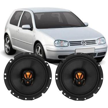 Imagem de Kit Alto Falante Original Jbl Dianteiro Vw Golf 100wrms Som, Preto/Lar