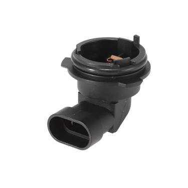 Imagem de A ABSOPRO Soquete de farol H7 Suporte de lâmpada Base No.1226084/9118046 Durável para Opel para Astra g Zafira Plástico Metal Preto