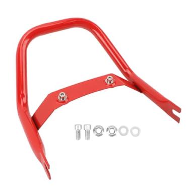 Imagem de Trilho de Garganta de Passageiros de Motocicleta, Barra Traseira para Macaco 125 2018-2023, Tubos de Ferro Soldados Sem Costura, Aderência Ergonômica, Superfície Eletroplatada,