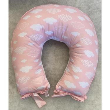 Imagem de Almofada para Amamentar Bebe Menina - Nuvem Rosa - Jandis Baby Enxovai