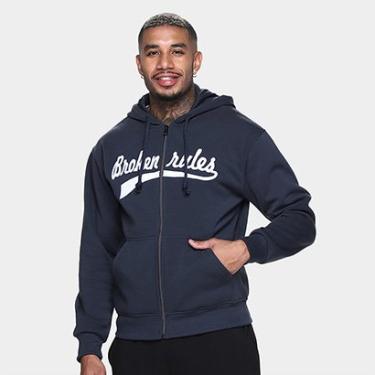 Imagem de Jaqueta Moletom Broken Rules Bordado Masculina-Masculino