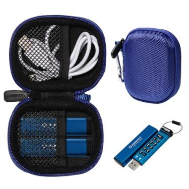Imagem de CaseSack Capa para teclado Kingston Ironkey 200 128 GB USB criptografado | Teclado alfanumérico
