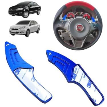 Imagem de Extensor Paddle Shift Câmbio Borboleta Compatível Com Grande Siena Linea (AZUL)
