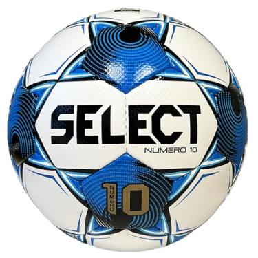 Imagem de SELECT Bola de futebol Numero 10, branco/azul/preto V25, tamanho 5