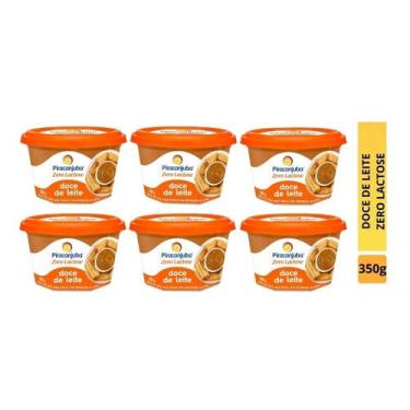 Imagem de Kit C/6un Doce De Leite Zero Lactose Piracanjuba 350g