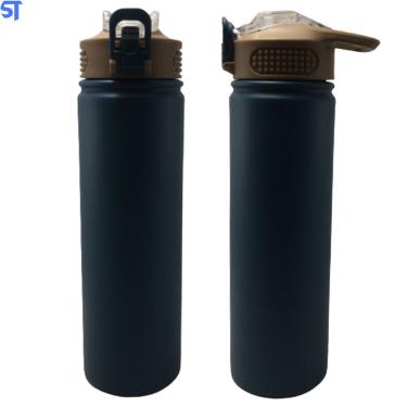 Imagem de Garrafa Térmica Com Tampa De Aço Inoxidável Isolamento Térmico 750Ml - HHC041-BULE