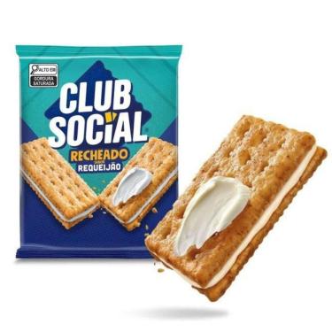 Imagem de Biscoito Salgado Club Social Recheado Requeijão 106g