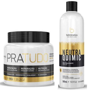 Imagem de Kit Bórabella Máscara PraTudo 1Kg + NeutraQuimic 500ml