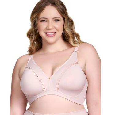 Imagem de Sutiã Adulto Nayane Rodrigues Plus Size Conforto Sem Bojo com Aros Alç
