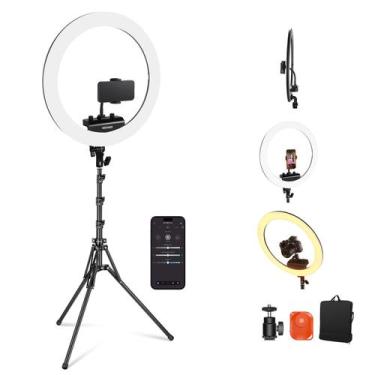 Imagem de Luz de Anel Profissional Neewer RP18B Pro - 18 Polegadas, 45W, 2900K-7
