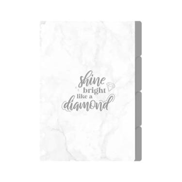 Imagem de Divisórias Iscool P/Caderno De Disco P Coleções Mármore Prata