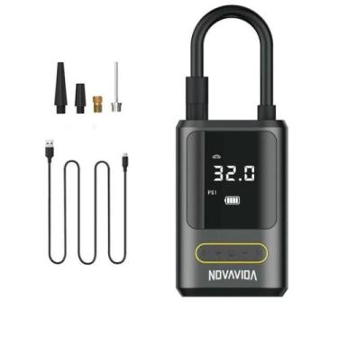 Imagem de Calibrador compressor bomba de ar Multi funcional digital portátil led