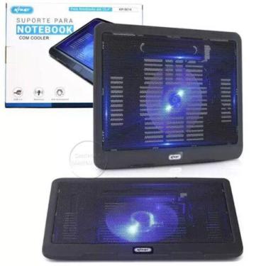 Imagem de Cooler base para notebook 15.4 com suporte knup - kp-9014