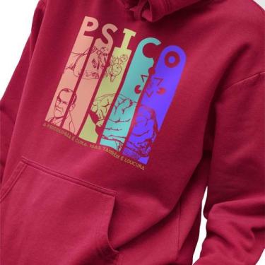 Imagem de Blusa Moletom Masculino Estampado A Psicologia é Cura em Algodão Fio 3