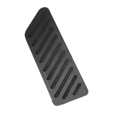 Imagem de Hihaha 1 peça capa de pedais de apoio de pés automático/manual para apoio para os pés almofadas de pedal descanso de pé capa de almofada de pedal morto para Honda CRV 2017-2024 liga de alumínio preta