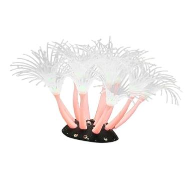 Imagem de Bothyi Simulação de aquário Coral Silicone Coral Ornamento Decoração de plantas, paisagismo de brinquedos, acessórios de paisagem exclusivos e aquários, Rosa